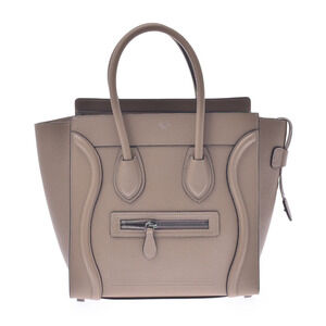 Celine Luggage Shopper Dune Calfskin Handbag